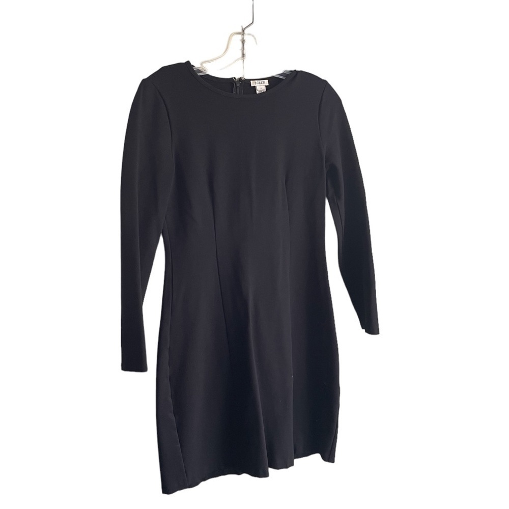 J Crew Womens midi Black Dress Office Work and Professional Size 4